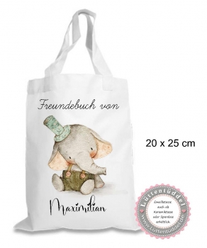 Preview: Spardose Keramik Elefant Vintage viele Varianten möglich  personalisiert mit Name Kindergarten Geburt Taufe Kindergartenkind Einschulung Geburtstag von Lüttentüddel®